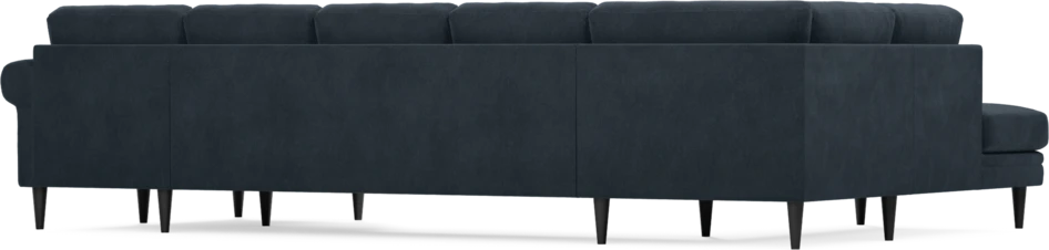 Eden - 3-sits soffa med divan vänster och schäslong höger - Blå
