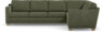 Friday - Hörnsoffa, 3+2-sits - Grön