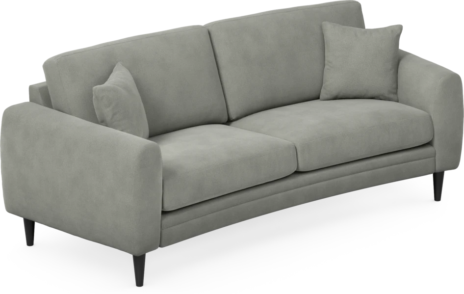 Eden - 2,5-sits soffa svängd - Grå