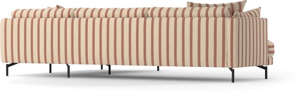 Harper - 3-sits soffa med divan höger - Flerfärgad