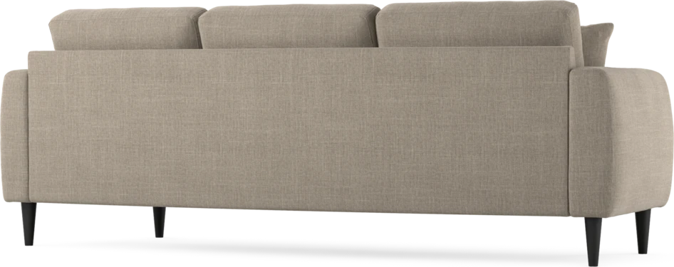 Eden - 3-sits soffa svängd - Beige
