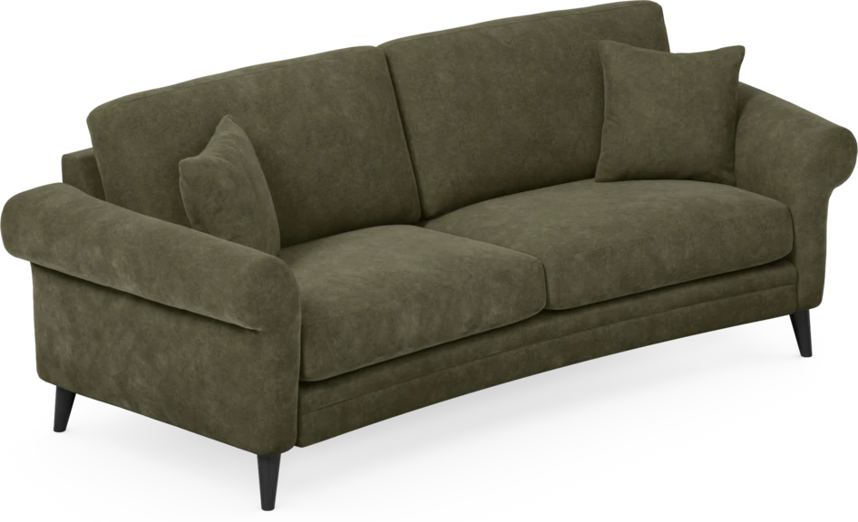 Eden - 2,5-sits soffa svängd - Grön