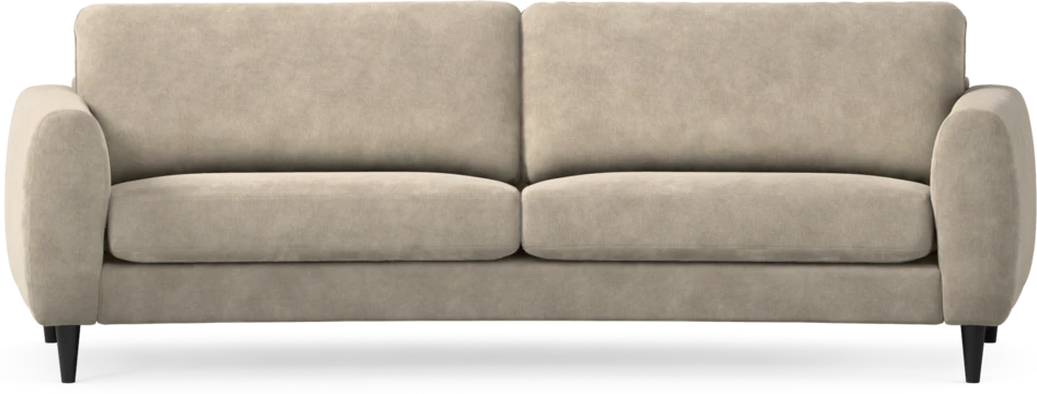 Bridge - 3-sits soffa svängd - Beige