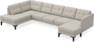 Rio - 4-sits soffa med divan vänster och schäslong höger - Beige
