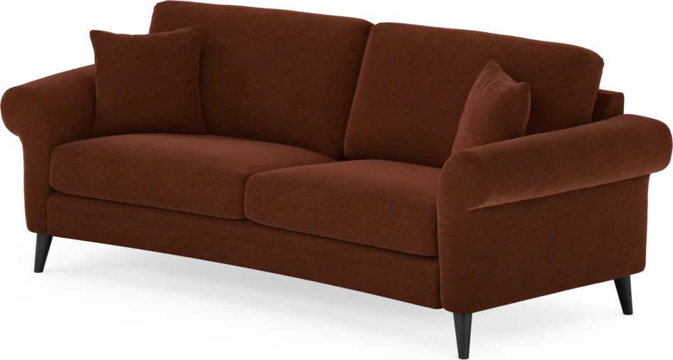 Eden - 2,5-sits soffa svängd - Orange