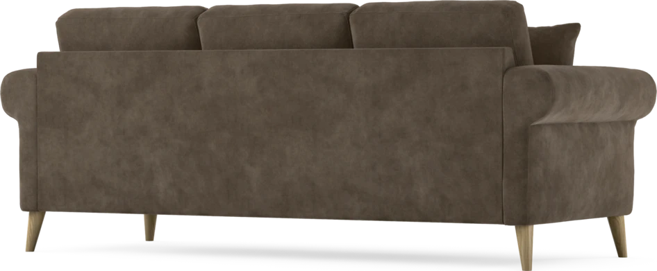 Eden - 3-sits soffa - Brun