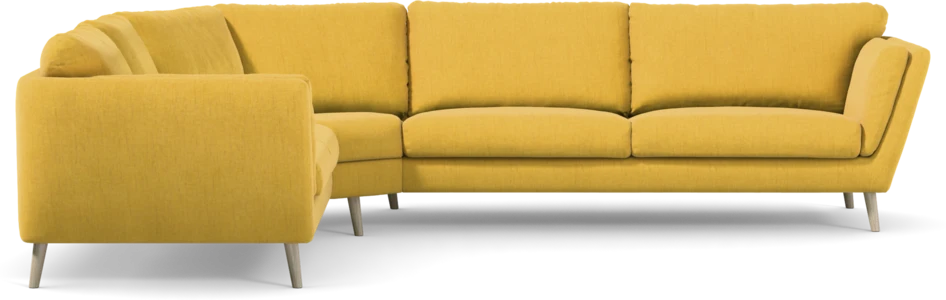 Madison Lux - Hörnsoffa 2+3-sits, hörn 2 - Gul
