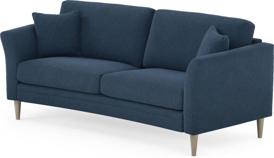 Eden - 2,5-sits soffa svängd - Blå