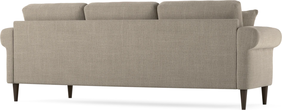 Eden - 3-sits soffa svängd - Beige