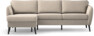 County - 3-sits soffa med flyttbar schäslong - Beige