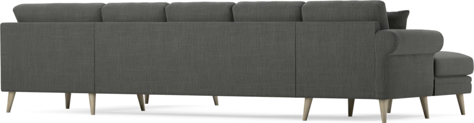 Eden - 3-sits soffa med schäslong vänster och divan höger - Grå