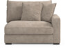 Rossi - 1,5-sits med armstöd höger - Beige
