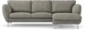 Madison Lux - 2-sits soffa med schäslong höger - Vit