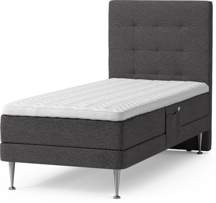 Särö Comfort, Ställbar säng, enkelsäng med bäddmadrass och Bris sänggavel