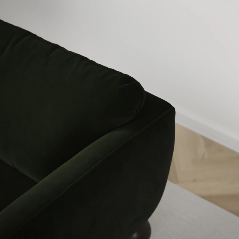 Madison Lux - Hörnsoffa 2+3-sits, hörn 2 - Grön