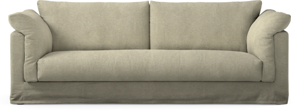 Cherrie Klädsel - Klädsel till 3-sits soffa, hel dyna - Beige