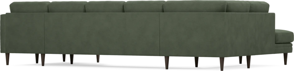 Eden - 3-sits soffa med divan vänster och schäslong höger - Grön