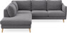 Madison - 2-sits soffa med divan vänster - Grå
