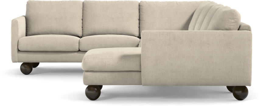 Madison Lux - Hörnsoffa med schäslong höger - Beige