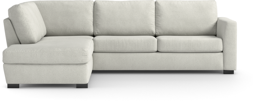 Friday - 2,5-sits soffa med divan vänster - Vit