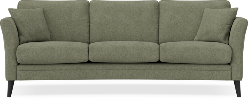 Eden - 3-sits soffa svängd - Grön