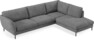 Madison Lux - 3-sits soffa med divan höger - Vit