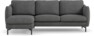 Madison Lux - 2-sits soffa med schäslong vänster - Vit