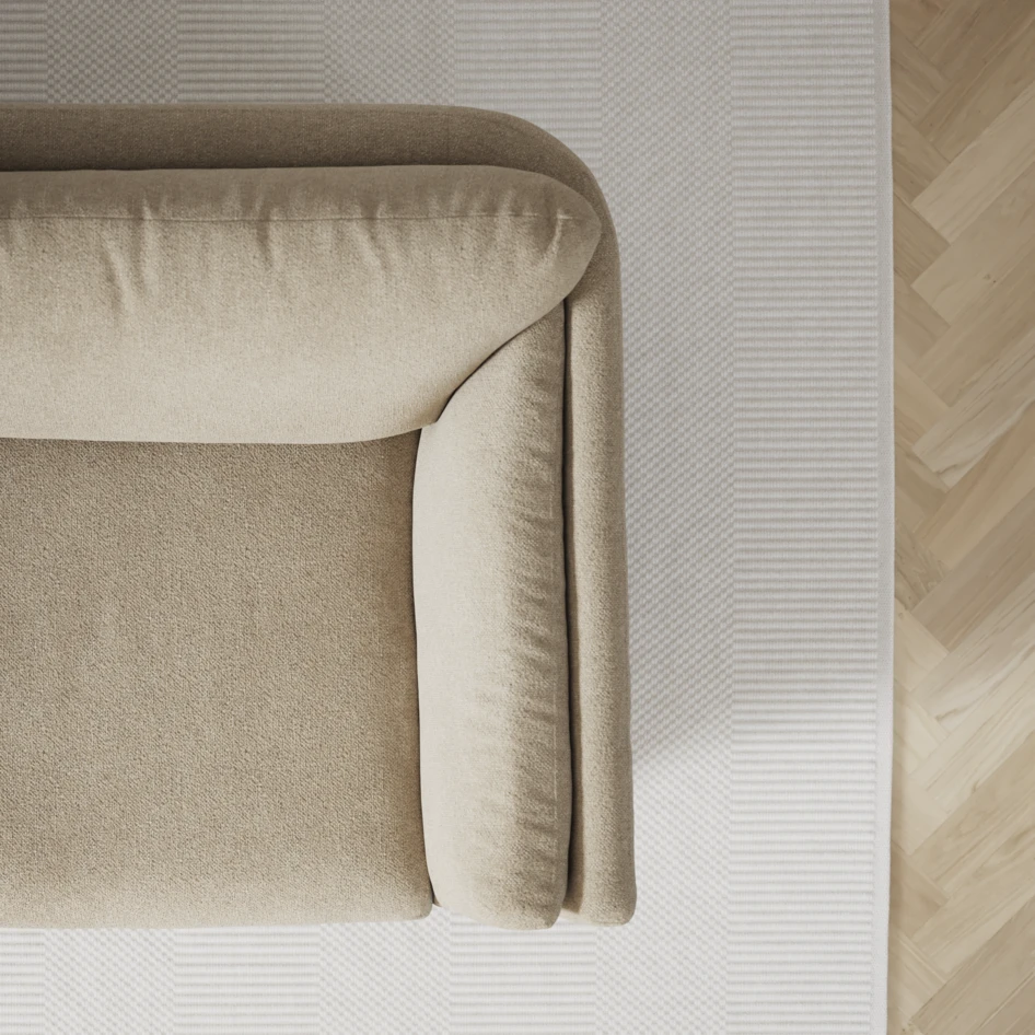Madison - 2-sits soffa med divan vänster och schäslong höger - Beige