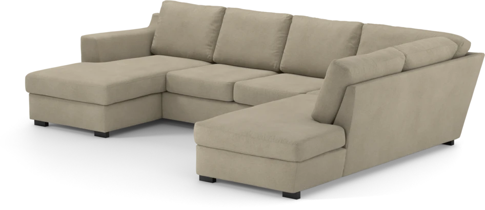 Friday - 3-sits soffa med schäslong vänster och divan höger - Beige