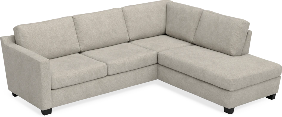 Friday - 2,5-sits soffa med divan höger - Beige