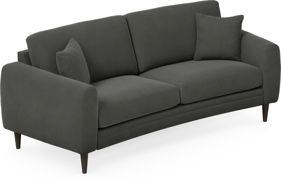 Eden - 2,5-sits soffa svängd - Grå