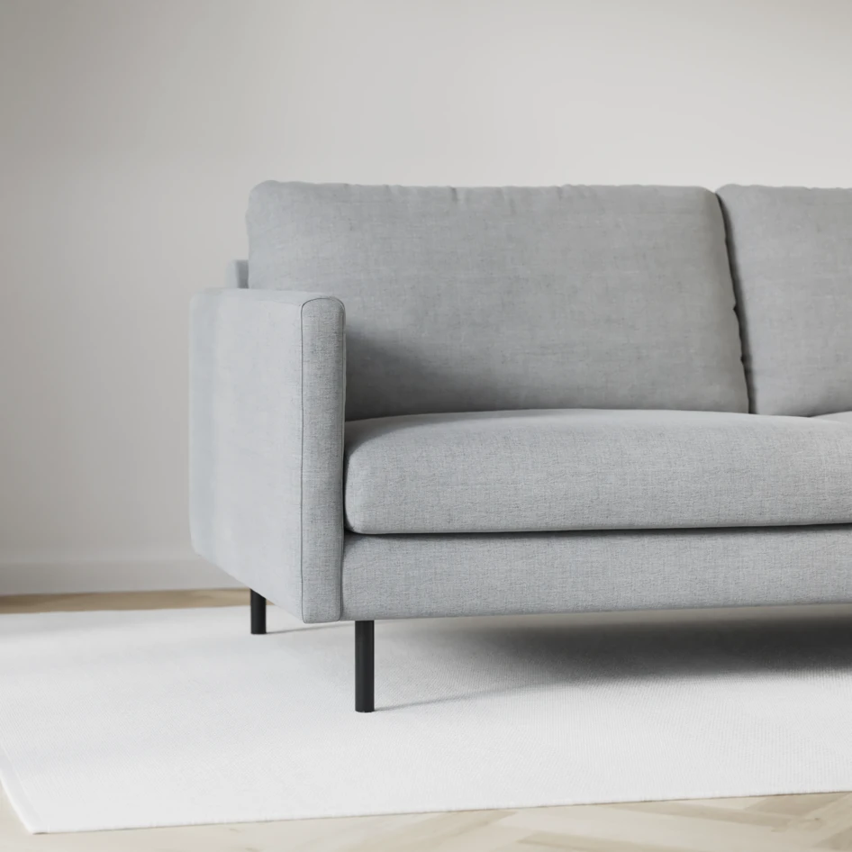 Madison - 2-sits soffa med divan vänster och schäslong höger - Grå