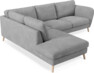 Madison - 2-sits soffa med divan vänster - Vit