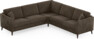 Eden - Hörnsoffa, 2,5+2,5-sits - Brun