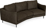 Madison - 3-sits soffa svängd, 70 cm - Brun