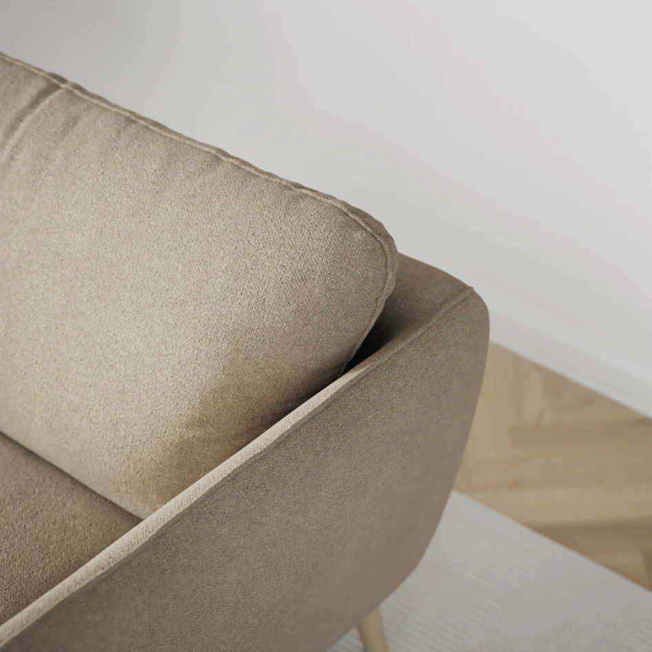 Madison Lux - 2-sits soffa med divan vänster och höger - Beige