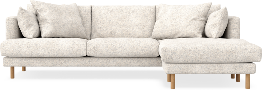 Harper - 4-sits med schäslong höger  - Beige