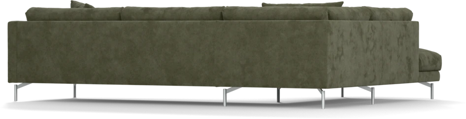 Harper - 3-sits soffa med divan vänster - Grön
