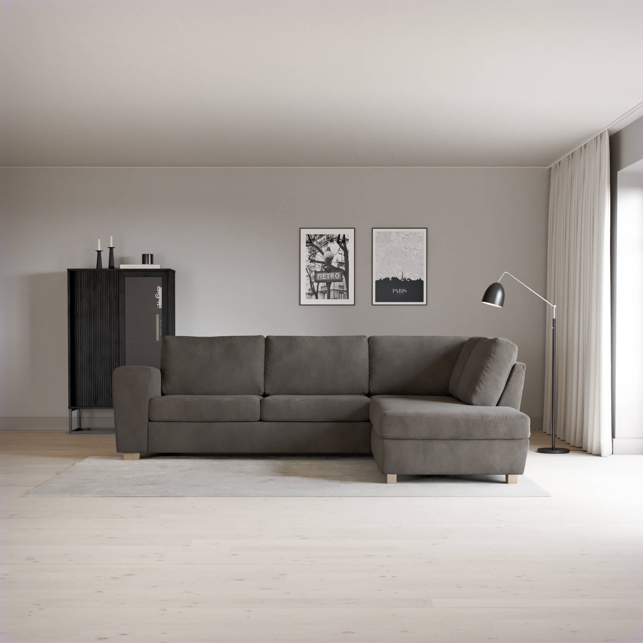 Friday - 2,5-sits soffa med divan höger - inspiration