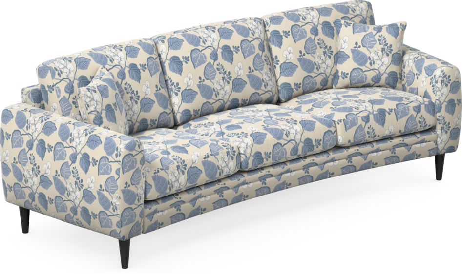 Eden - 3-sits soffa svängd - Flerfärgad