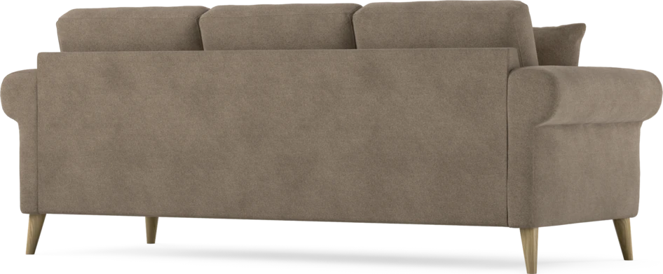 Eden - 3-sits soffa - Brun