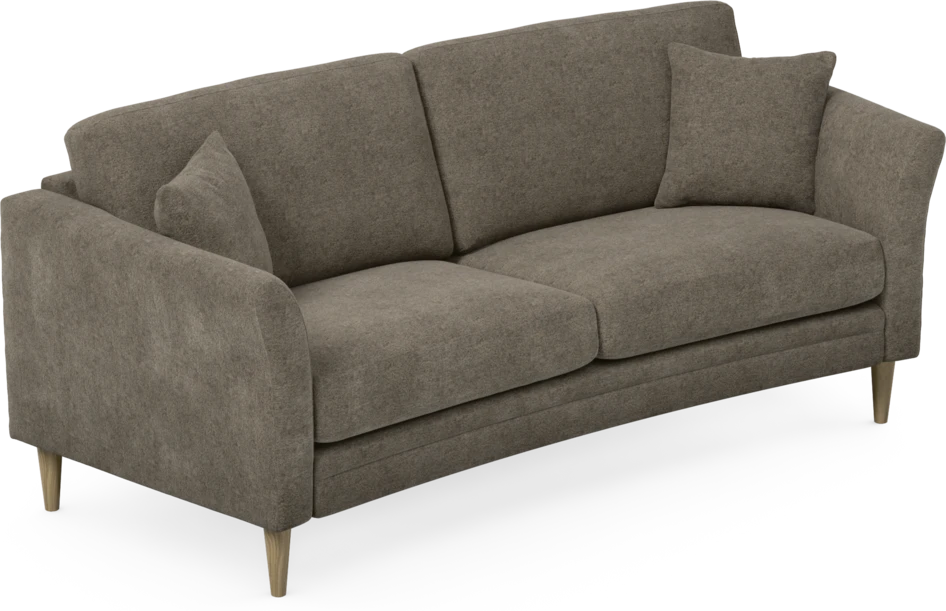 Eden - 2,5-sits soffa svängd - Brun