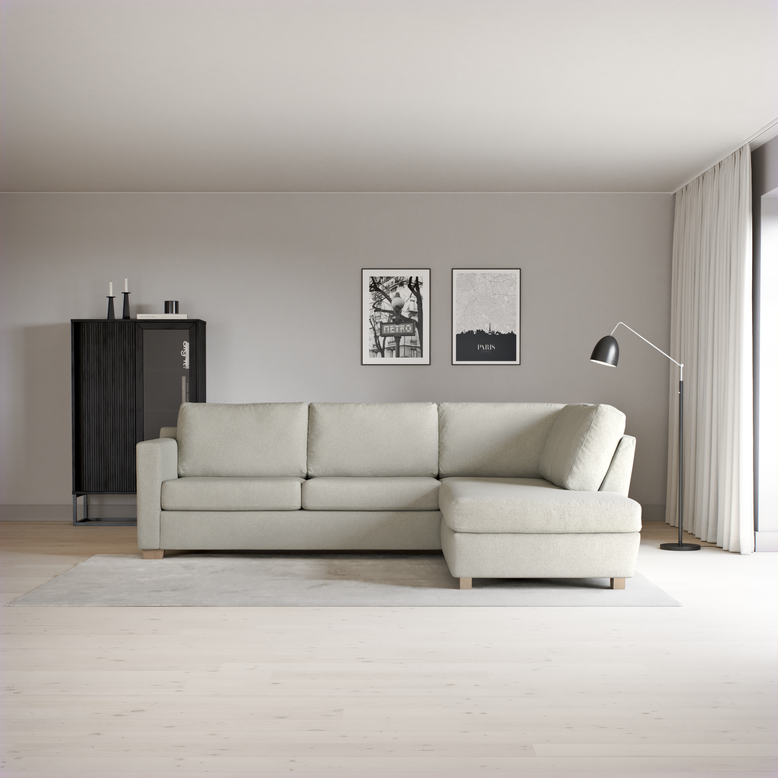 Friday - 2,5-sits soffa med divan höger - inspiration