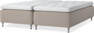 Delux Dream - Ramsäng, dubbelsäng med bäddmadrass - Beige