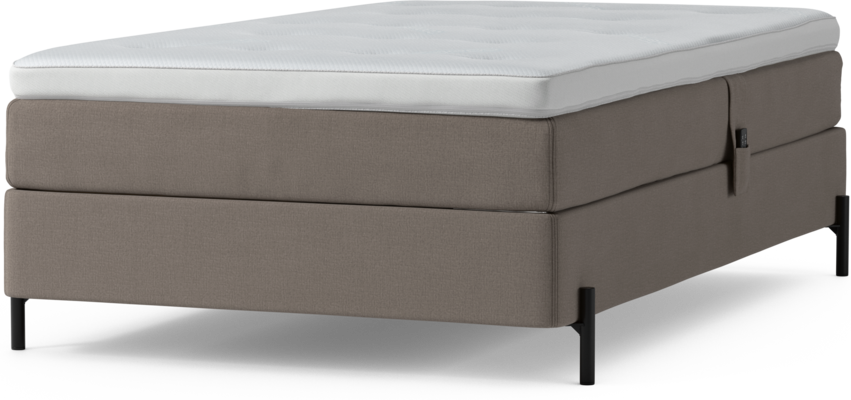 Delux Sense - Ställbar säng, enkelsäng med bäddmadrass och sängben