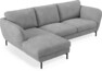 Madison Lux - 2-sits soffa med schäslong vänster - Vit