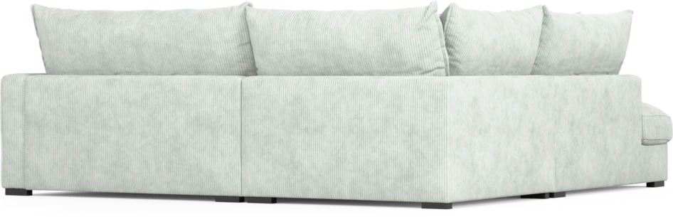 Rossi - 2-sits soffa med divan vänster - Blå