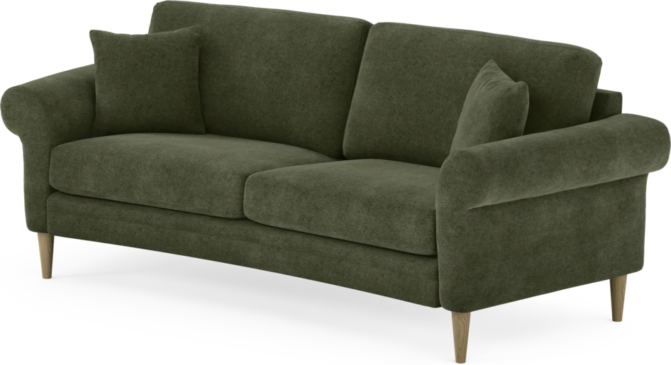 Eden - 2,5-sits soffa svängd - Grön