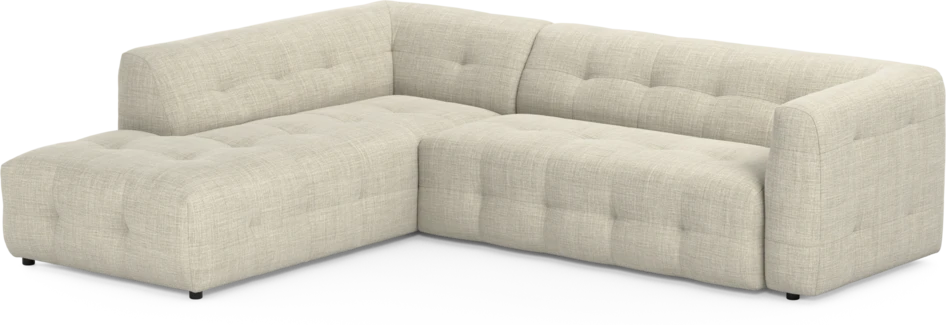 Bella - 3-sits soffa med divan vänster - Beige