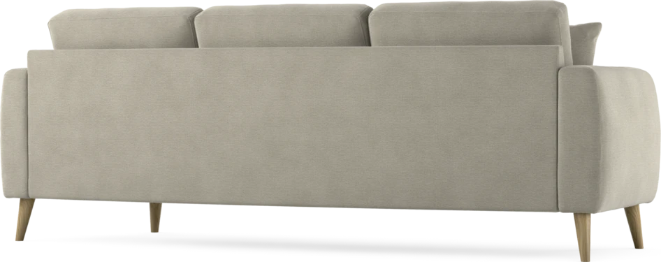 Eden - 3-sits soffa svängd - Brun